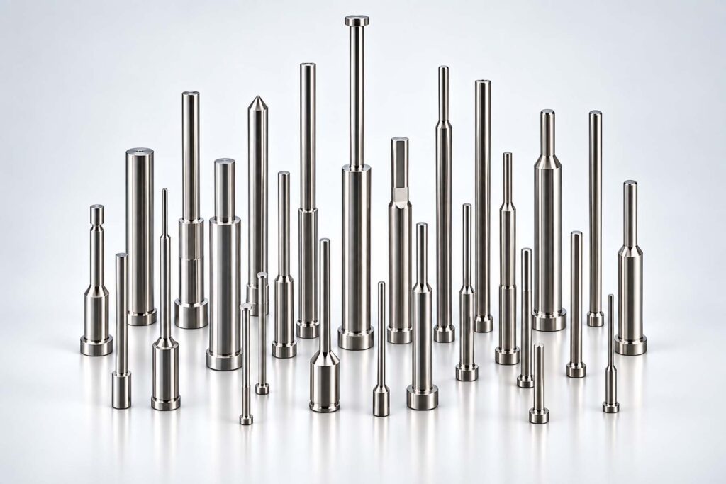 Special tooling pins with precision-finished surfaces