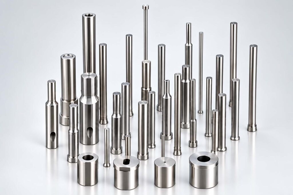 Precision tooling pins in multiple sizes